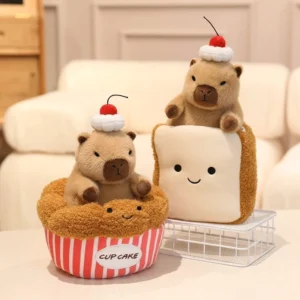 2-in-1 Dessert Capybara Kuscheltier