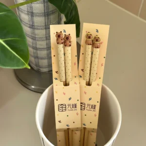 3D Capybara Bambus Essstäbchen in zwei Größen für Kinder und Erwachsene
