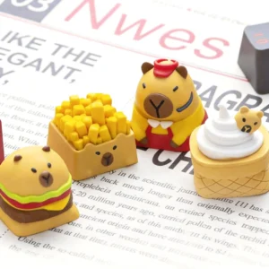 3d handgemachte capybara fast food tastenkappe capybara keycaps