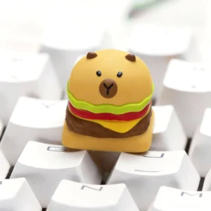capy-burger design 3d capybara tastenkappe capybara keycaps