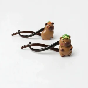 11cm Capybara gedrehte 8-Form Haarspange als Stylingtool fuer Dutt und Hochsteckfrisuren