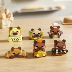 capybara baeckerei mini klemmbausteine figuren komplettes sortiment