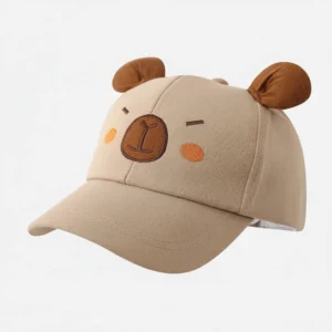 capybara baseballkappe fuer kinder mit 3d ohren