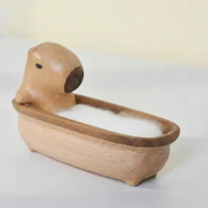 Capybara Holz Aroma Diffuser in Badewanne Form als Deko und Aufbewahrung
