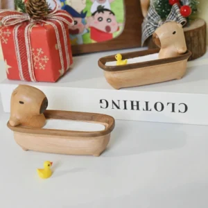 Natürlicher Massivholz Capybara Aroma Diffuser mit detailreicher Gravur