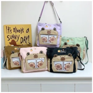 Capybara Ita-Bag Detail der 3D Capybara Ohren