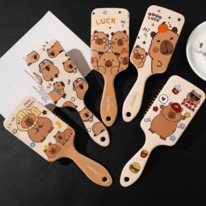Capybara Luftkissen Haarbürste Kollektion Übersicht mit allen 5 Designs