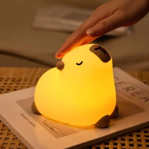 Capybara Meditations Nachtlicht LED Lampe in Meditation Pose