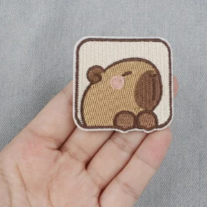 capybara patch 6 verschiedene designs aufnaeher zum aufbuegeln