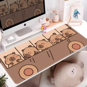 grosses capybara schreibtischpad the capy commuter design capybara mauspad
