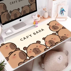 grosses capybara schreibtischpad the friendly gathering design capybara mauspad