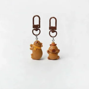 Süße Capybara Taschenanhänger im Set