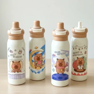 capybara trinkflasche aus lebensmittelechtem 316 edelstahl