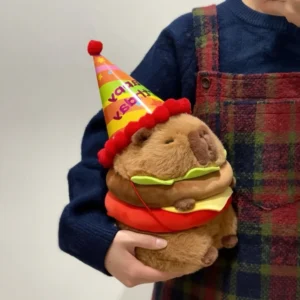 Gesamtansicht des Hamburger Capybara Kuscheltiers