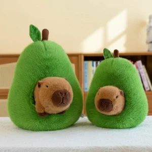 Großes 55cm 2-in-1 Avocado Capybara Kuscheltier