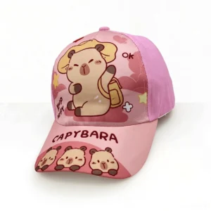 coole capybara baseballkappe mit cartoon motiv fuer jugendliche