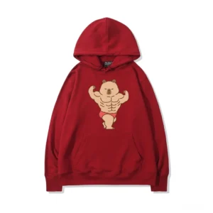 Buff Capybara Hoodie - Lustiger Muskel Capybara Kapuzenpullover