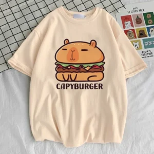 Lustiges Capyburger Capybara T-Shirt für Foodie und Capybara Fans