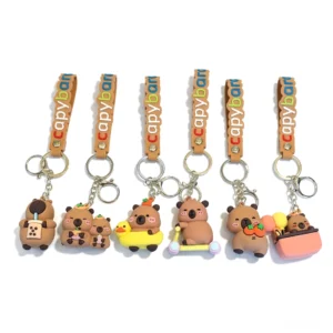 niedlicher capybara schluesselanhaenger als taschenanhaenger
