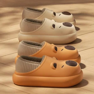 Paar Capybara Schuhe, wasserdichte EVA Capybara Winter Hausschuhe