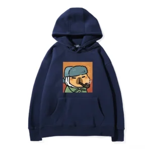 Van Gogh Capybara Hoodie - Unisex Capybara Kapuzenpullover in 4 Farben